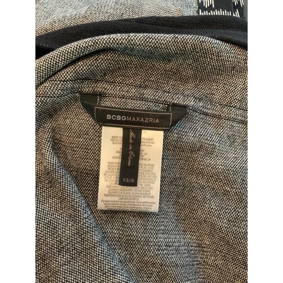 BCBG Max Azria Black & White Plaid "Camia" Cardigan, Size XS/S - Picture 7 of 7